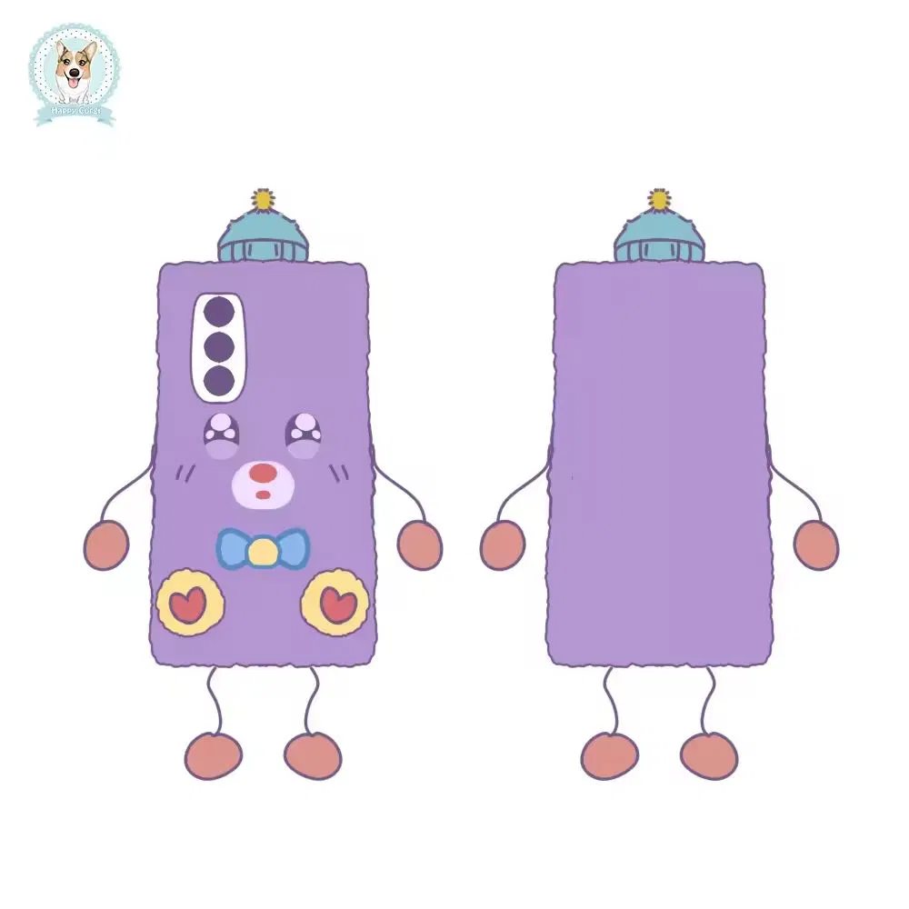 CE ASTM Custom Plush Phone Case Soft Stuffed Animals Case as Gift for Children Plush Commissions