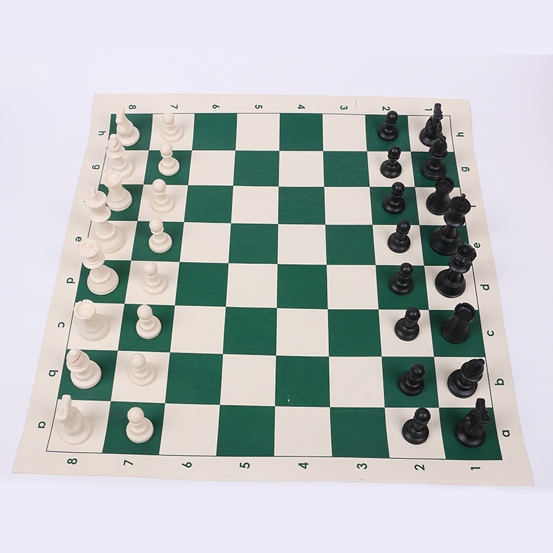 Wholesale Cheap PU Leather Rolling up Vinyl Chess Fold Board Game