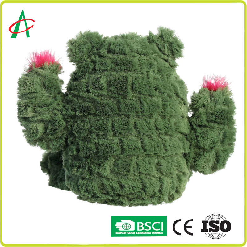 Aesthetic Appeal Comforting Cuddles Green Whimsical Cactus Bear Stuffed