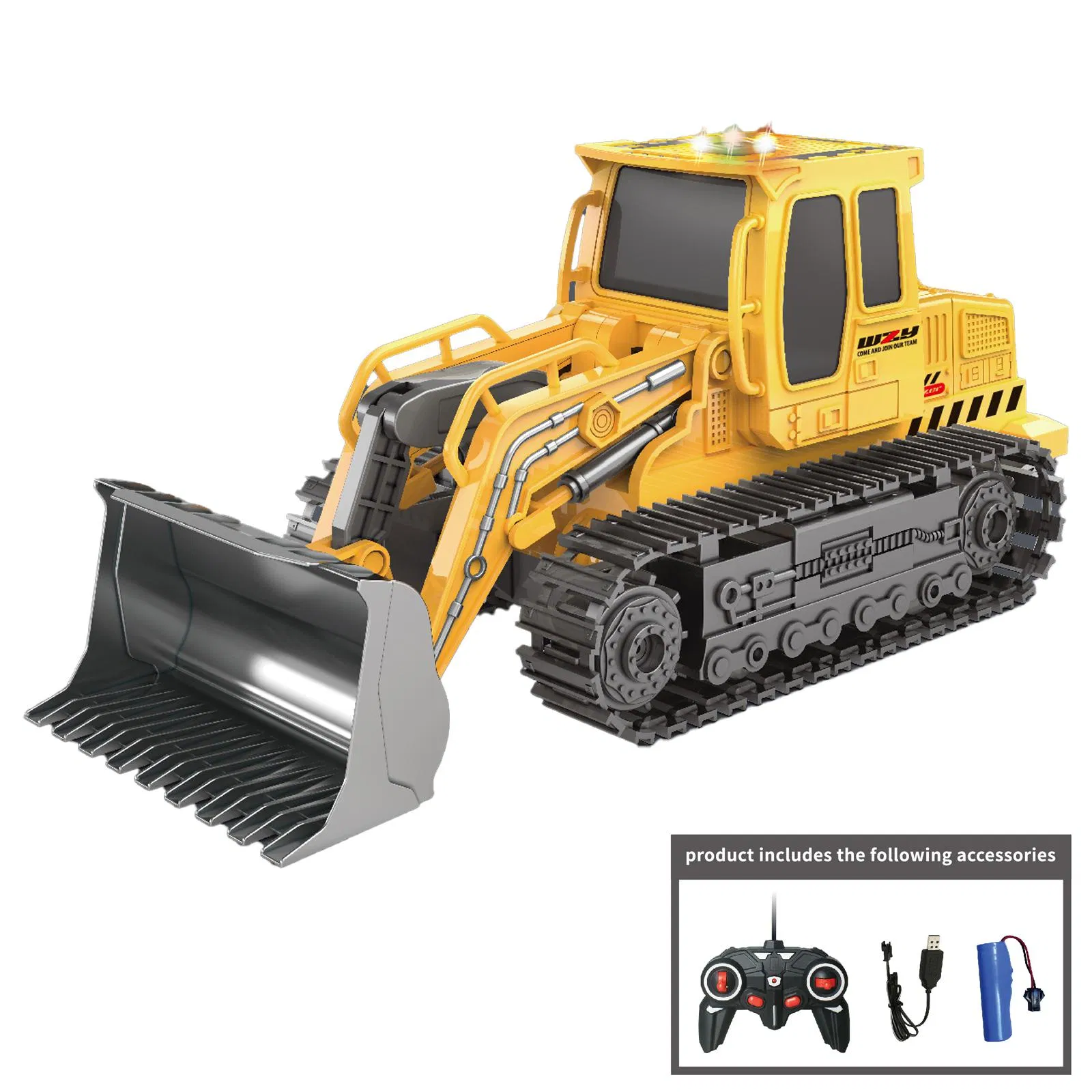 Hot Selling All Terrain Remote Control Crawler RC Tank Car Toy with Shooting