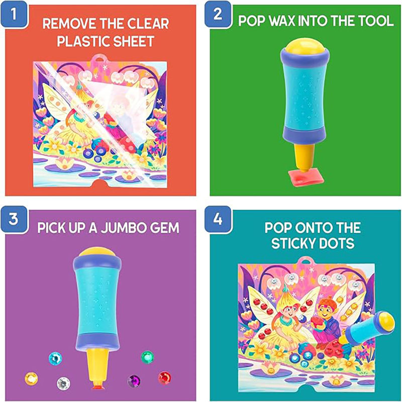 DIY Girls Gift Art Kit Creative Paste Toy