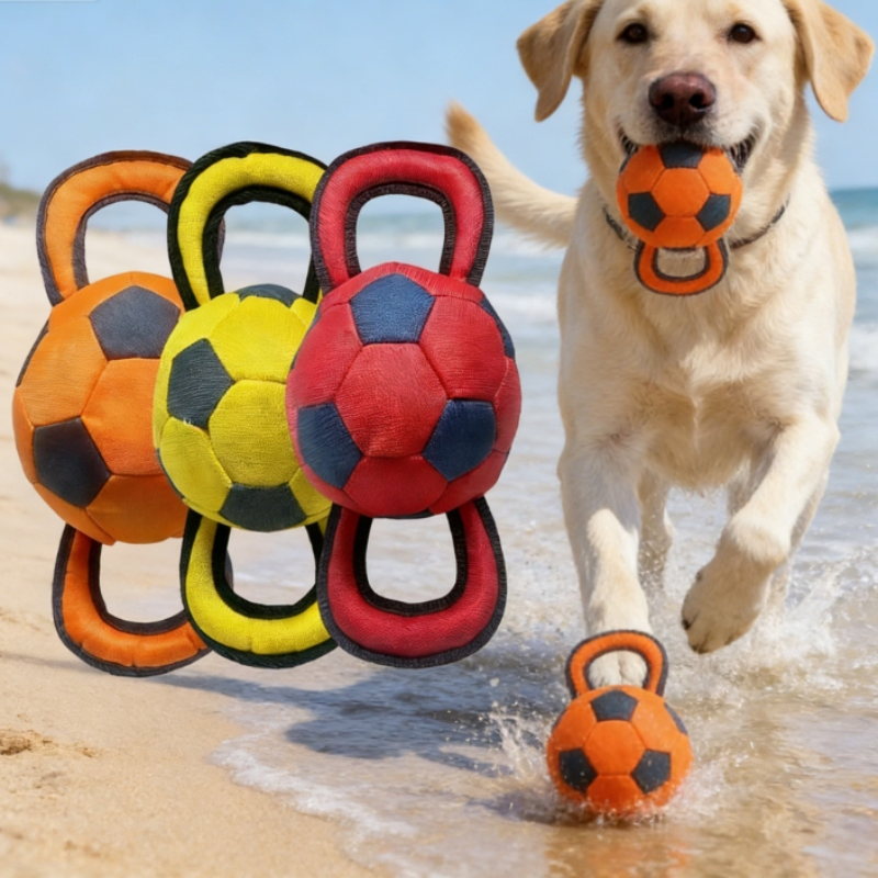 Oxford Soccer Ball Dog Toy Suitable for Water Resistant Outdoor Adventure Play