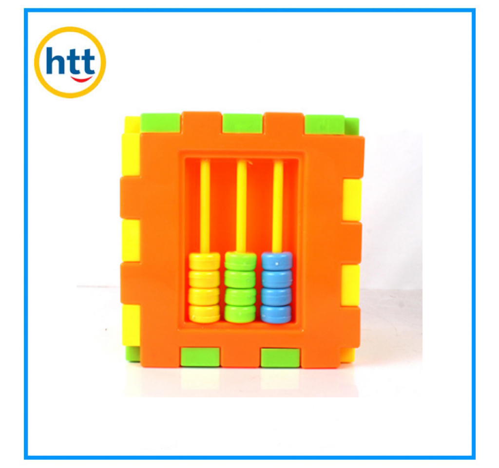 DIY Block Plastic Activity Cube Baby Assembly Toys Early Learning Toy