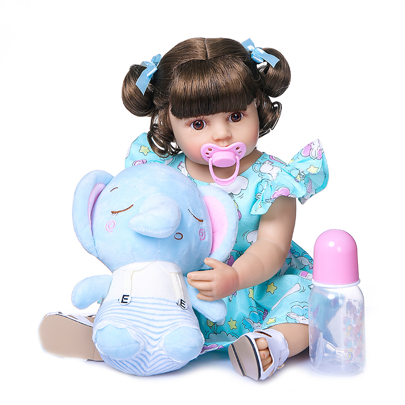 High-Quality Reborn Baby Dolls Realistic Reborn Silicone Dolls for Kids Soft Silicone Simulation Reborn Baby Doll