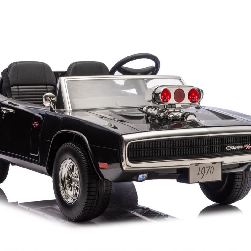 Latest Retro Electric Car/12V10 Battery/Remote Control/One Button Engine Spray/Kids Electric Vehicle Toy/Officially Licensed