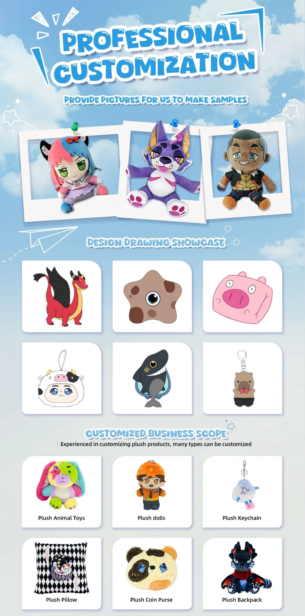 Custom Plush Jar Pendants