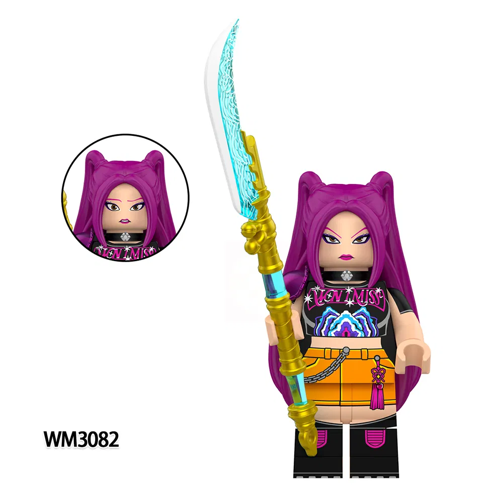 Demon Killer Mira Rumi Zoey Plastic Minifigures Children Building Block Toys