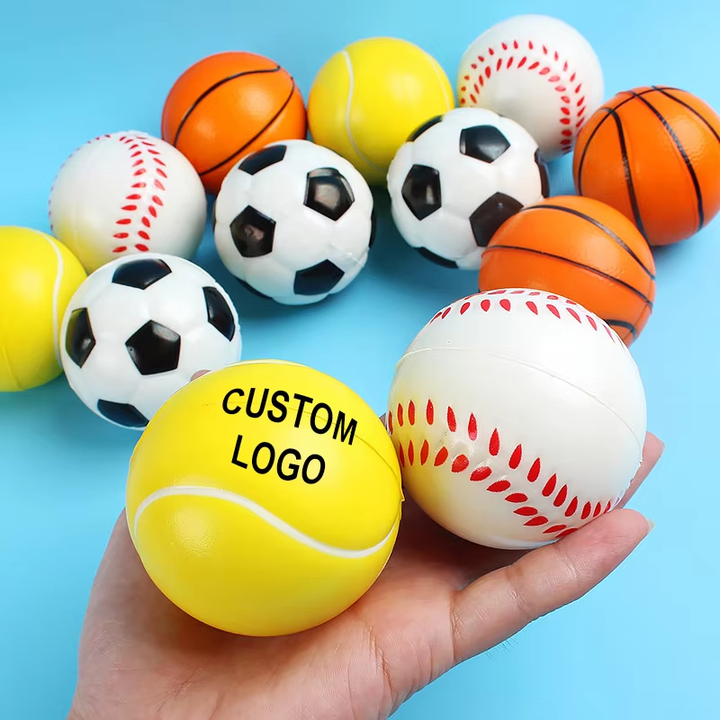 Bulk Mini Stress Balls for Kids (25 Pack) 2-3 Inch Soft Squeezable Fidget Toy Balls, Variety of Shapes &amp; Colors, for Kids Birthday Party Favors &amp; Goody Bag Stuf