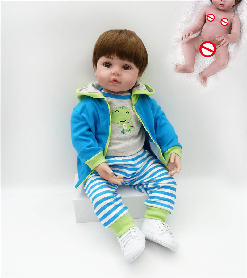 High-Quality Reborn Baby Dolls Realistic Reborn Silicone Dolls for Kids Soft Silicone Simulation Reborn Baby Doll