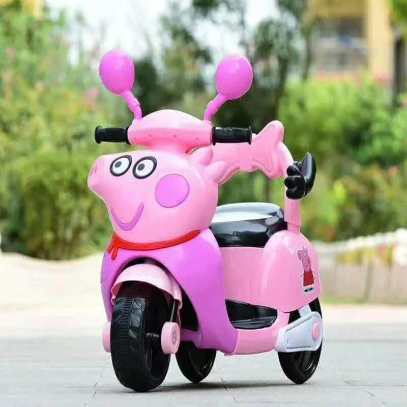 New Style Kids Motorcycle Electric with Music Light 3 Training Wheels Battery Powered Toys