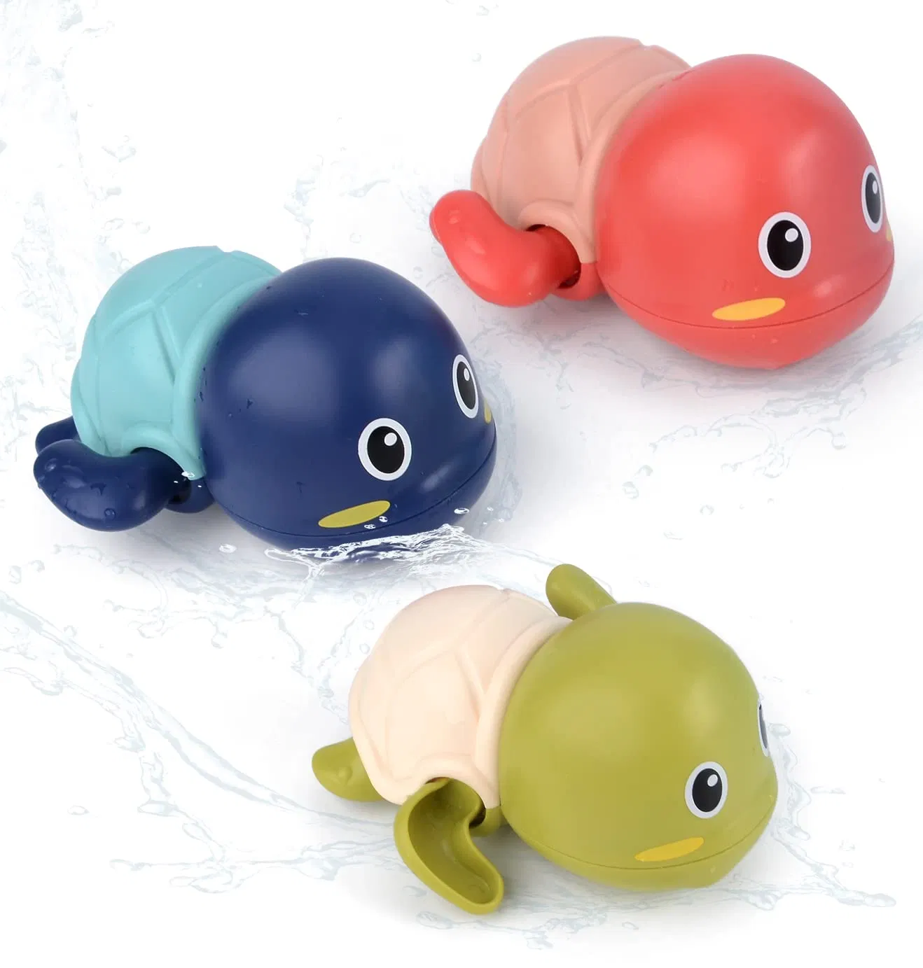 Hot Sale Cute Swimming Turtle Bath Toys for Toddlers Kids Floating Wind-up Toys