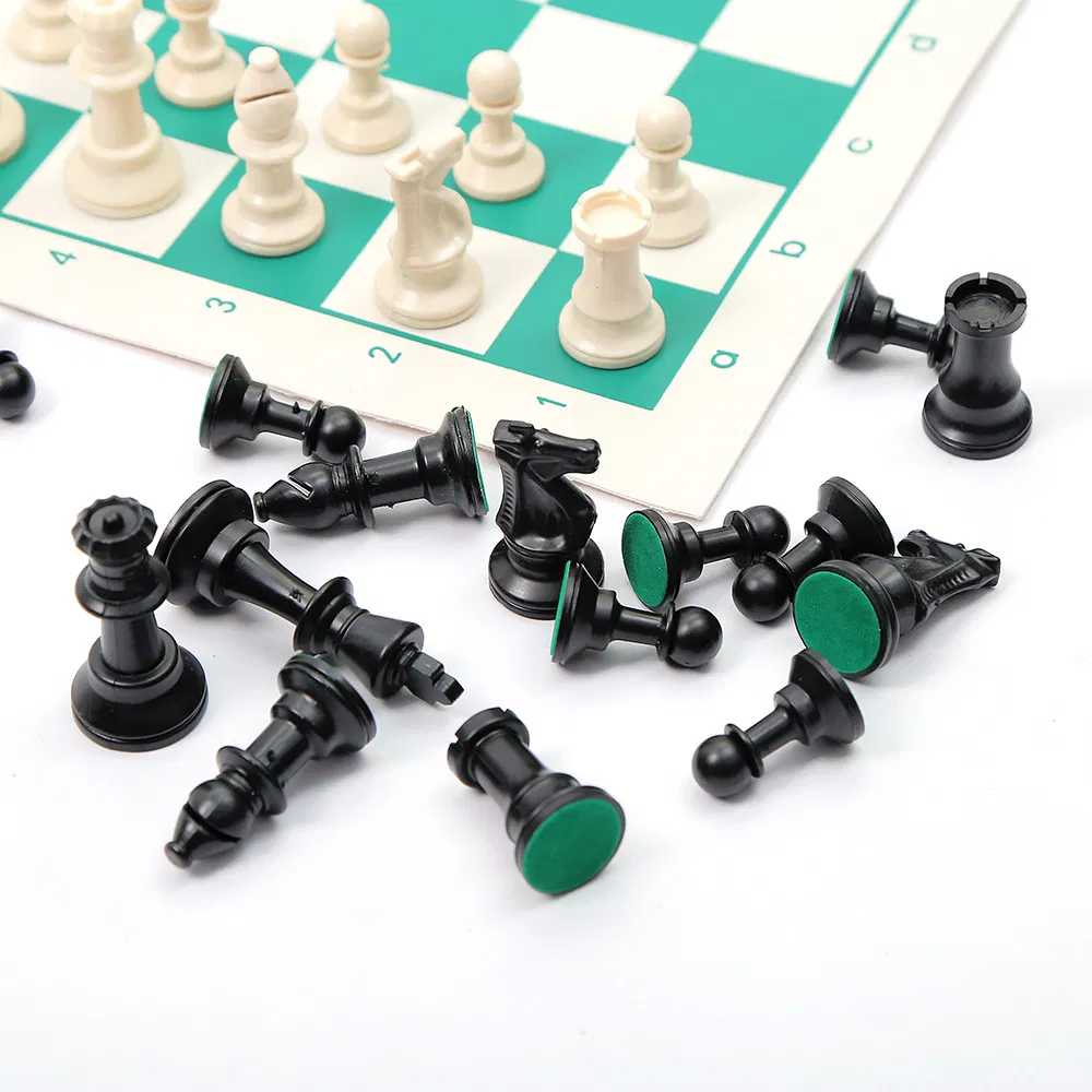 Wholesale Cheap PU Leather Rolling up Vinyl Chess Fold Board Game