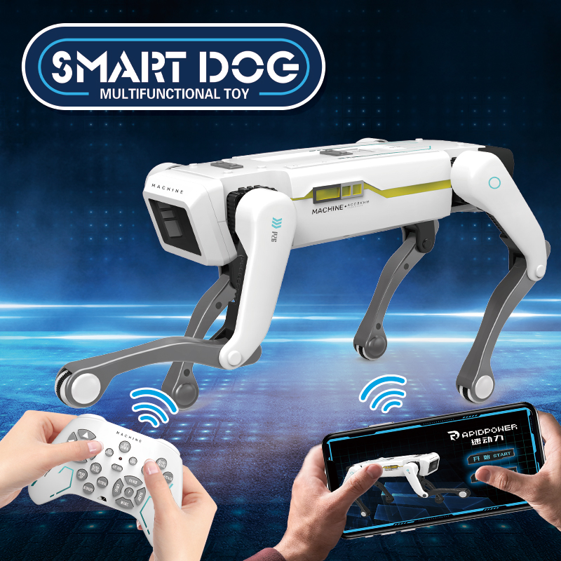 Smart Interactive RC Machine Dog Puppy Music Dancing Pet Toys Remote Control Robot Dog for Kids