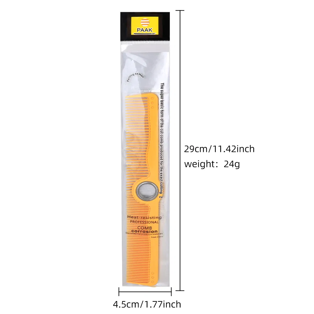 Barber Comb with Fidget Spinner Handle - Heat Resistant Haircut Comb