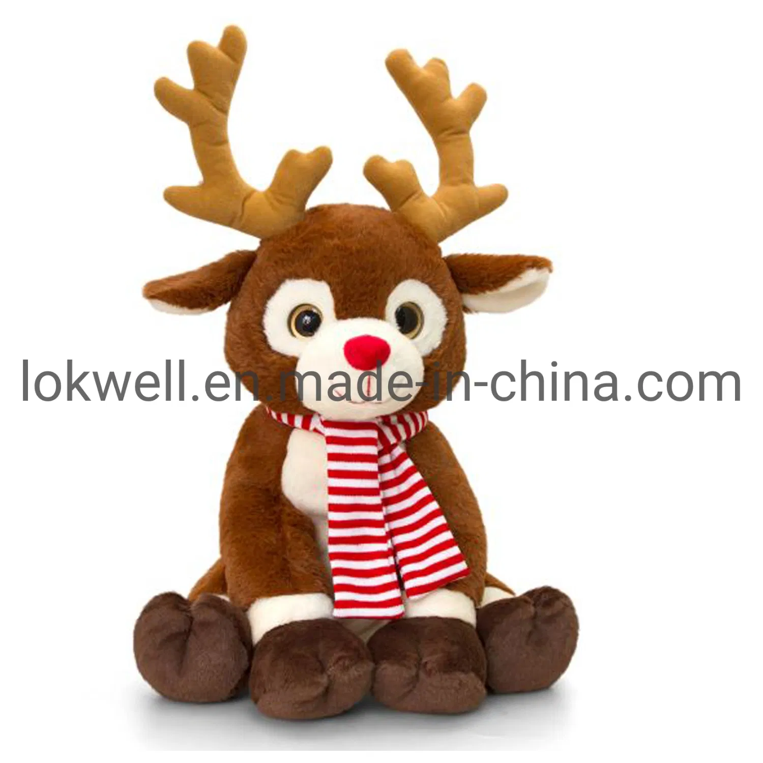 Plush Christmas Reindeer Stuffed Animals Home Decor