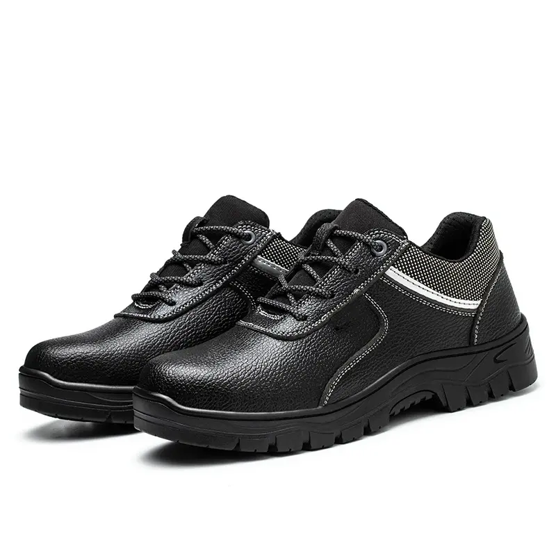 Buy OEM ODM Two Layer Cowhide Anti-Smash Anti-Puncture Work Safety Shoes Manufacturers, Factories