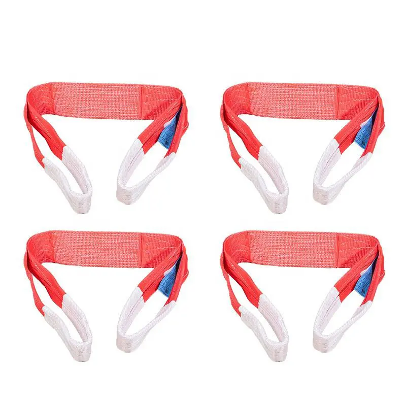 China 100% High Tenacity Polyester Flat  ER-B Eye-Eye Webbing Sling Lifting Sling Lifting Eye-Eye Belt with CE GS EN1492 Supplier, Suppliers