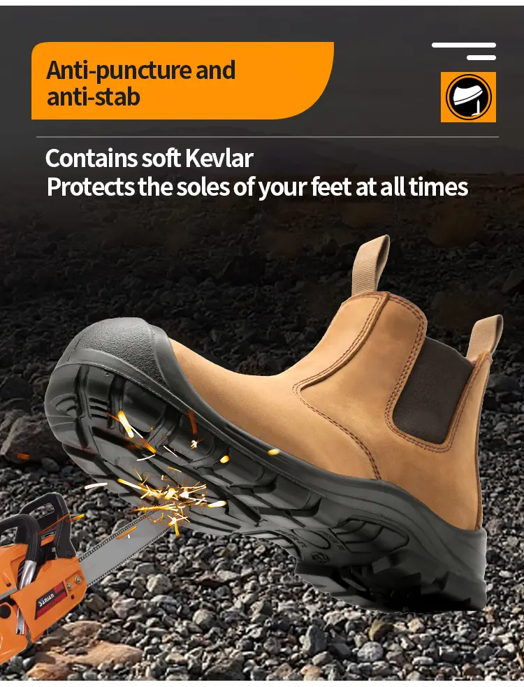 Chelsea safety shoe detail 7