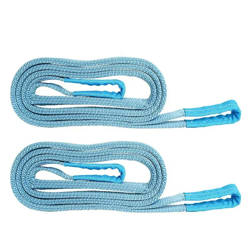 China 100% High Tenacity Polyester Flat  ER-B Eye-Eye Webbing Sling Lifting Sling Lifting Eye-Eye Belt with CE GS EN1492 Supplier, Suppliers