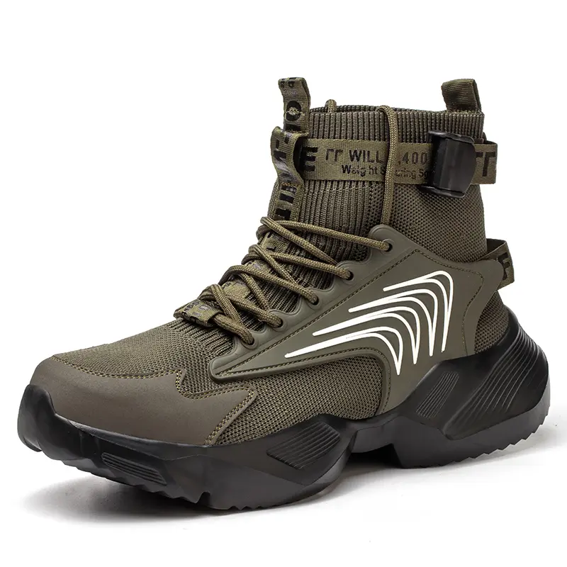 Cheap Support customization of red and black summer sports functional Safety Shoes For Men Suppliers, Factory