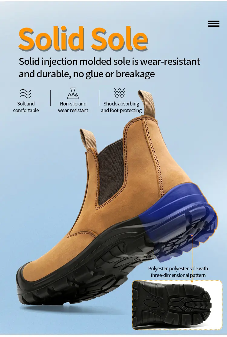Chelsea safety shoe detail 3