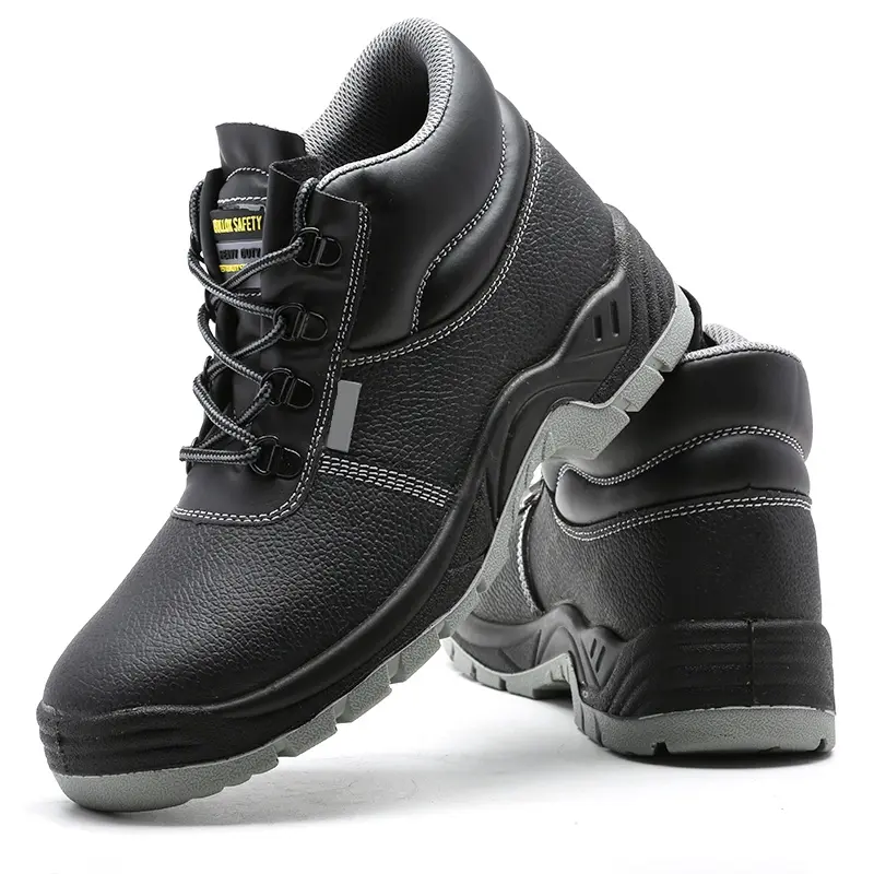 Buy High-top cowhide construction industry men's workers comfortable brand safety shoes Supplier, Suppliers