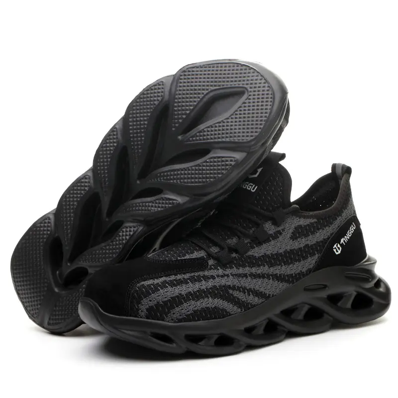 Buy Lightweight breathable mesh anti-smash labor protection fashion safety shoes Suppliers, Factory