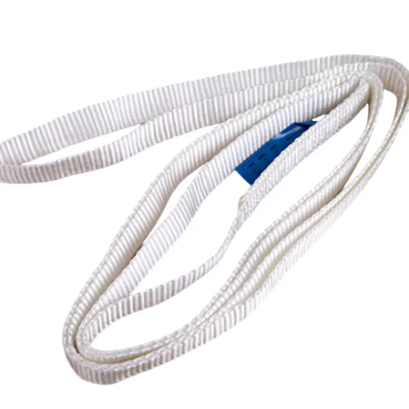 Cheap Used  One  Only  Way  Sling Polyester Webbing Sling Flat Webbing Sling Endless Lifting Belt Factory, Factories