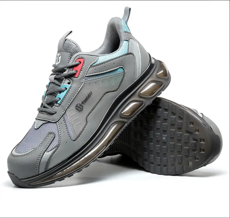 Cheap Anti-smash and anti-puncture air cushion bottom labor gas station work safety shoes Manufacturer, Factories