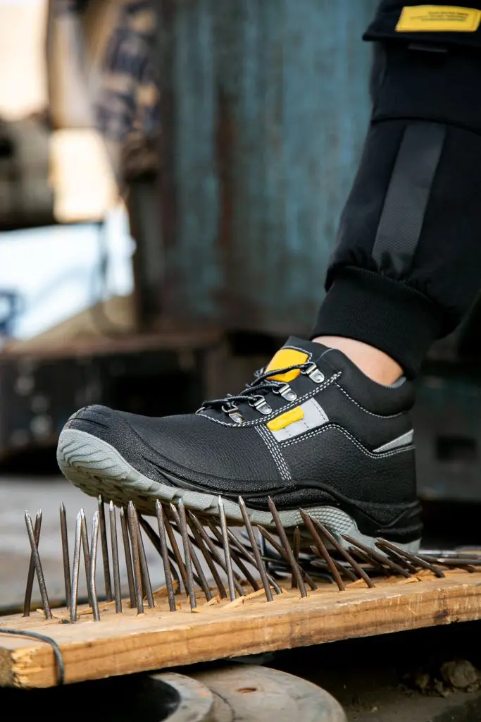 Cowhide Safety Shoes Upper