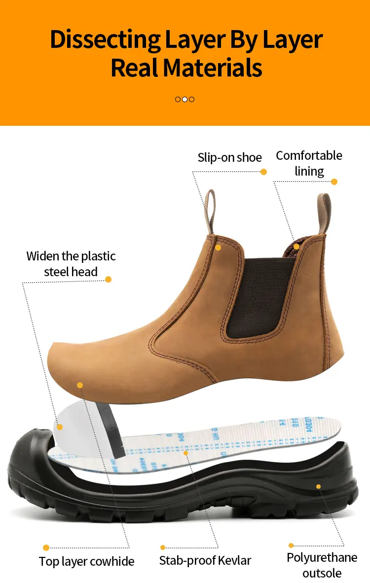 Chelsea safety shoe detail 5