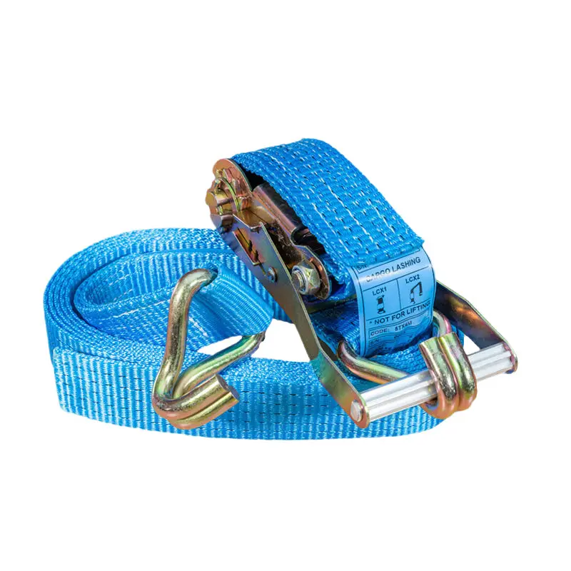 China Factory Price tie down straps wide handle strap ratchet load strap cargo belt with  high  quality Hooks strap Manufacturers, Suppliers