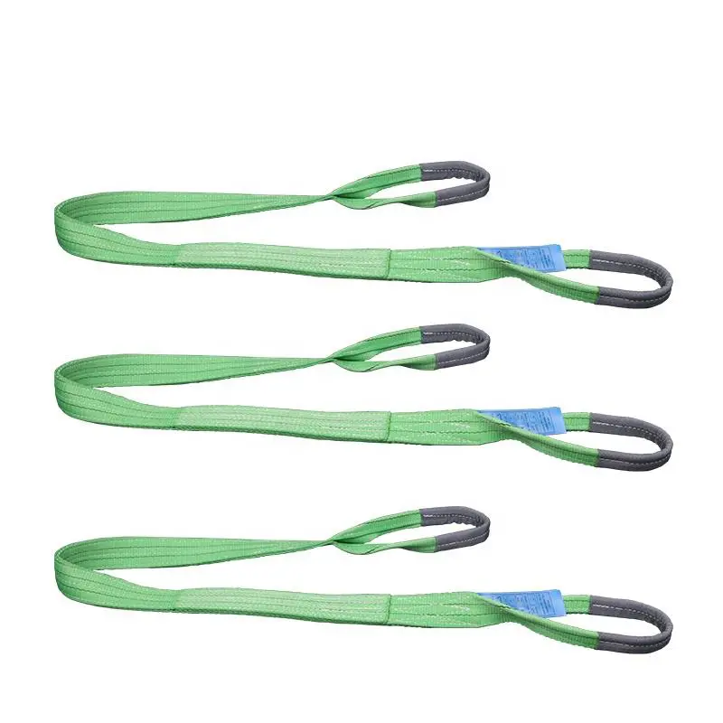 Custom 2 Tons 3m Green Flat Lifting Sling Factory, Factories