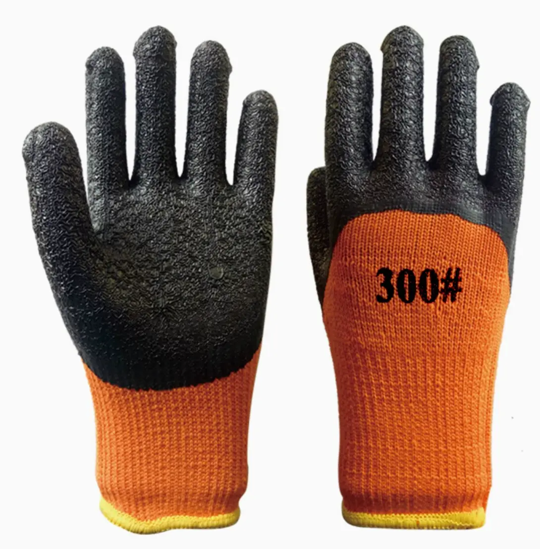 Buy Latex Coated Anti-Slip Nitrile Rubber Construction Industrial Gloves Manufacturer, Suppliers