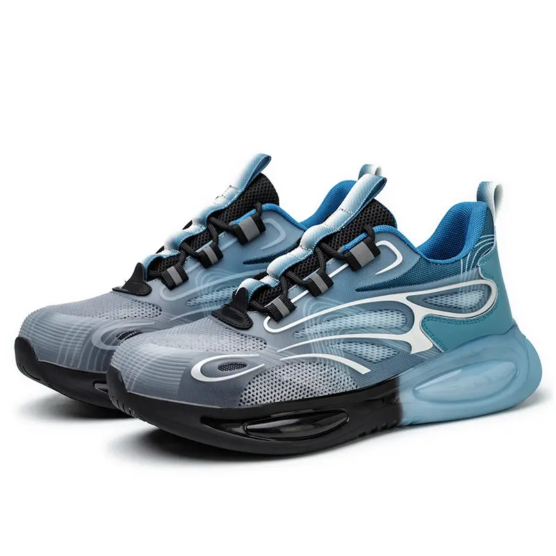 Wholesale Men's Lightweight Breathable Steel Toe Work Shoes Comfy Work Shoes Manufacturer, Manufacturers