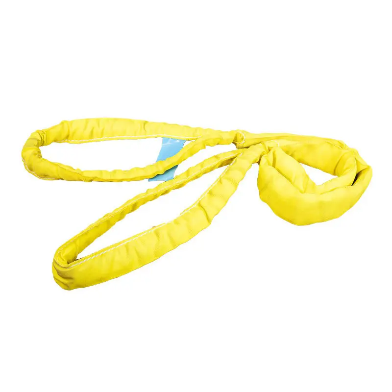 High-Quality ER-B Safety Factor  6:1 7: 1 8: 1 Duplex Eye-Eye round  Lifting Belt Round Webbing Sling PE 1-12ton Industrial Lifting Objects Manufacturer, Factories