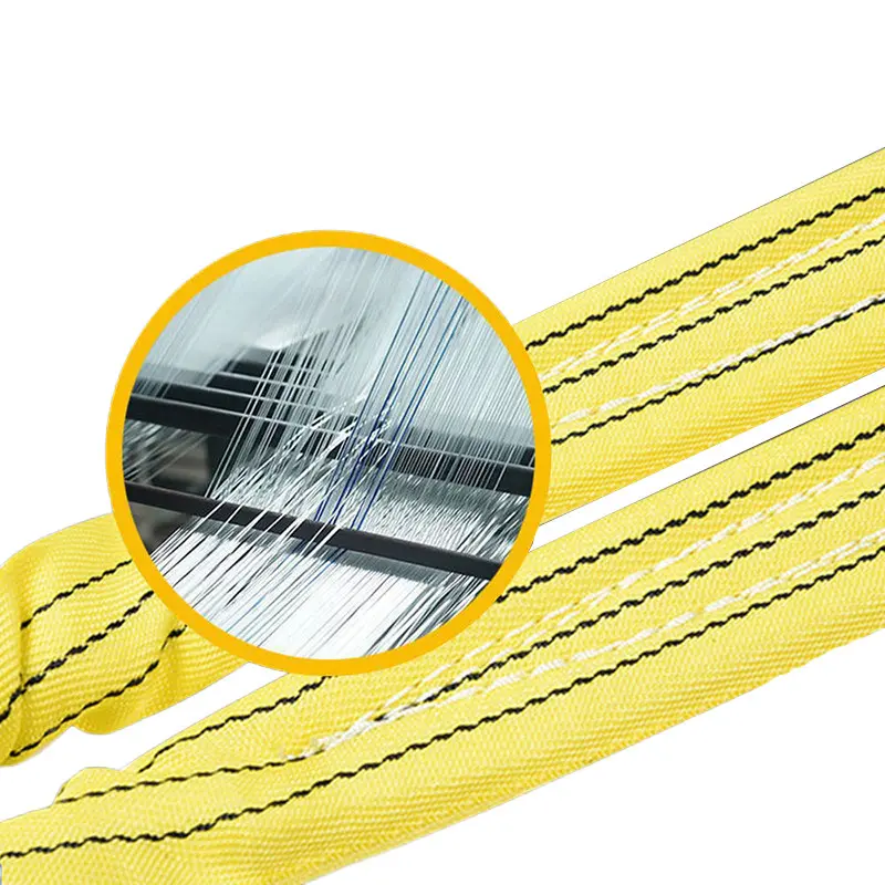 High-Quality ER-B Safety Factor  6:1 7: 1 8: 1 Duplex Eye-Eye round  Lifting Belt Round Webbing Sling PE 1-12ton Industrial Lifting Objects Manufacturer, Factories