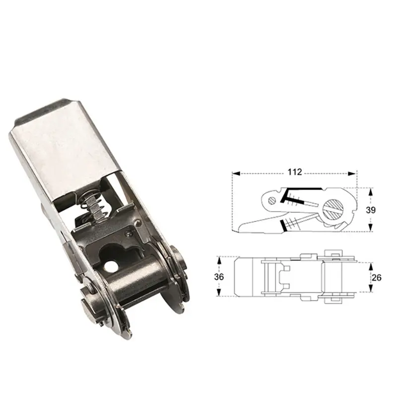 China Competitive Price High Quality Heavy Duty Cargo Lashing Tie Down Ratchets Ratchet Buckle For Cargo Control Manufacturer, Manufacturers