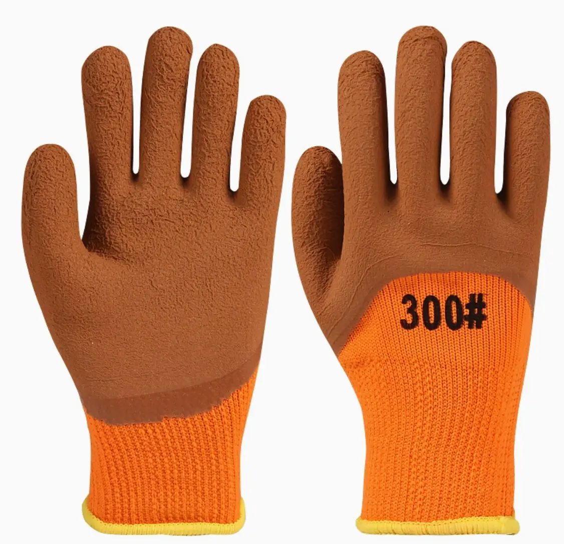 Buy Latex Coated Anti-Slip Nitrile Rubber Construction Industrial Gloves Manufacturer, Suppliers