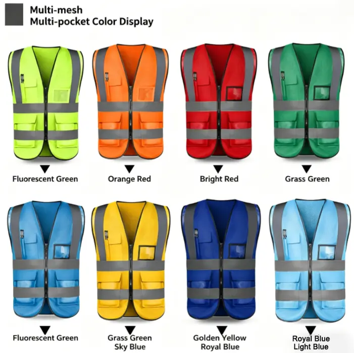 Custom Polyester Safety Reflective Vest Manufacturer | Durable Industrial Apparel Factory, Factories