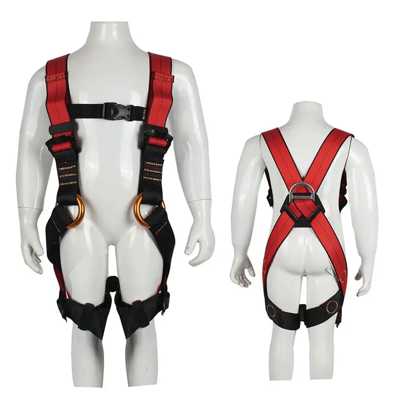 Cheap Customized CE Fall Protection High Height Working Multi Function Adjustable Anti-Slip Belt Harness Safety Climbing Harness Manufacturers, Supplier