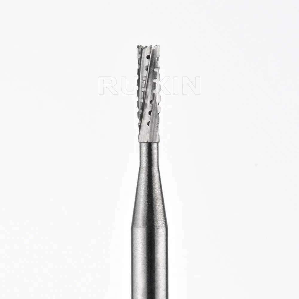 Best Selling Dental Milling Equipment Manufacturer FG Shank Straight Cross Cut Fissure Trimming Hard Alloy Bur FG557 ISO 107/010