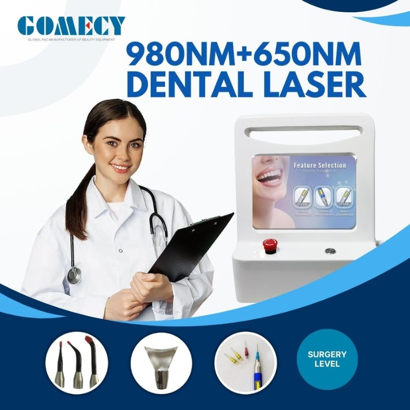 Innovative Multi-Functional Diode Lasers 980nm 1470nm for Painless Oral Inflammation Treatments Device