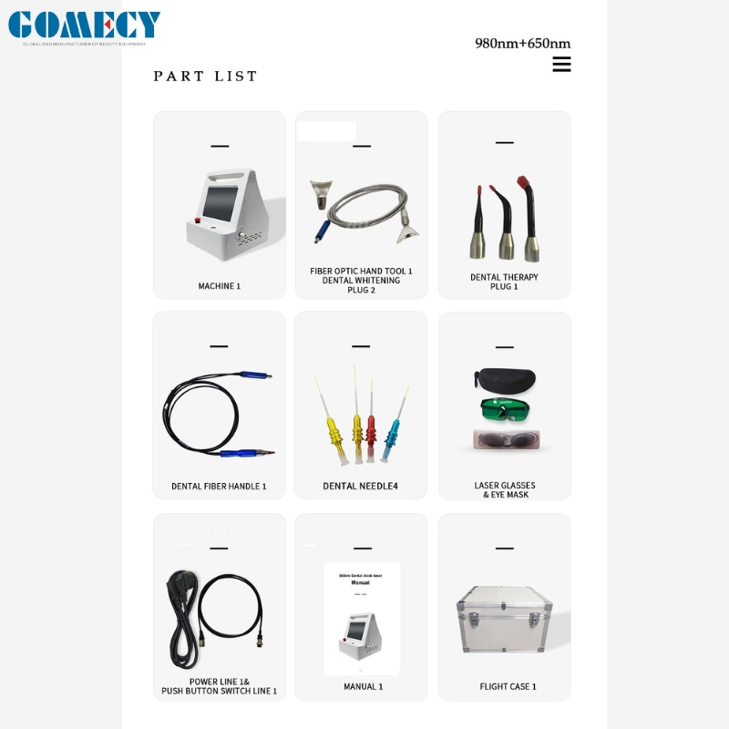 Innovative Multi-Functional Diode Lasers 980nm 1470nm for Painless Oral Inflammation Treatments Device