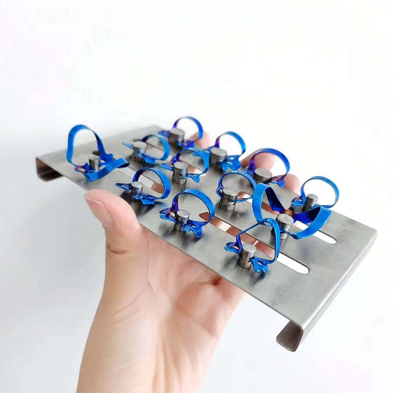 12PCS Stainless Steel Dental Rubber Dam Clamps Set