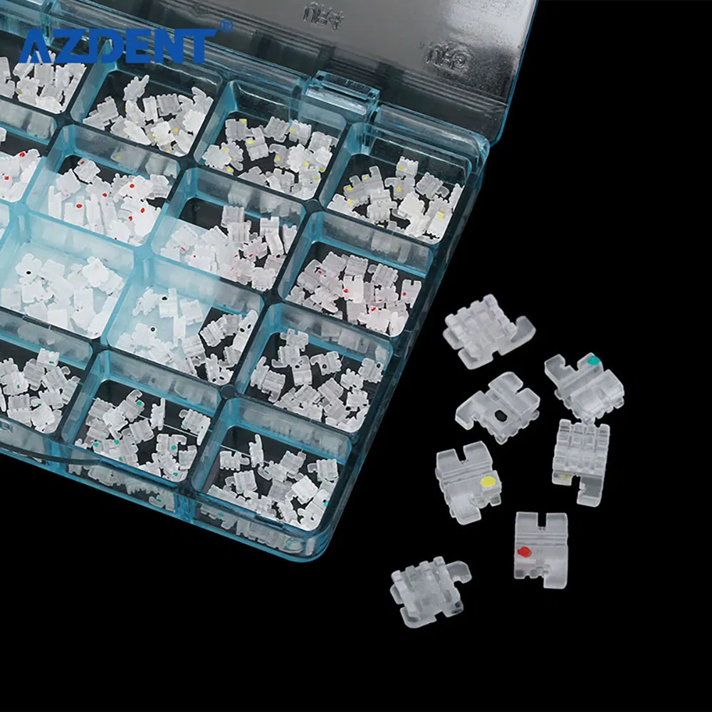 Factory Price Dental Mesh Base Roth 022 Ceramic Orthodontic Bracket