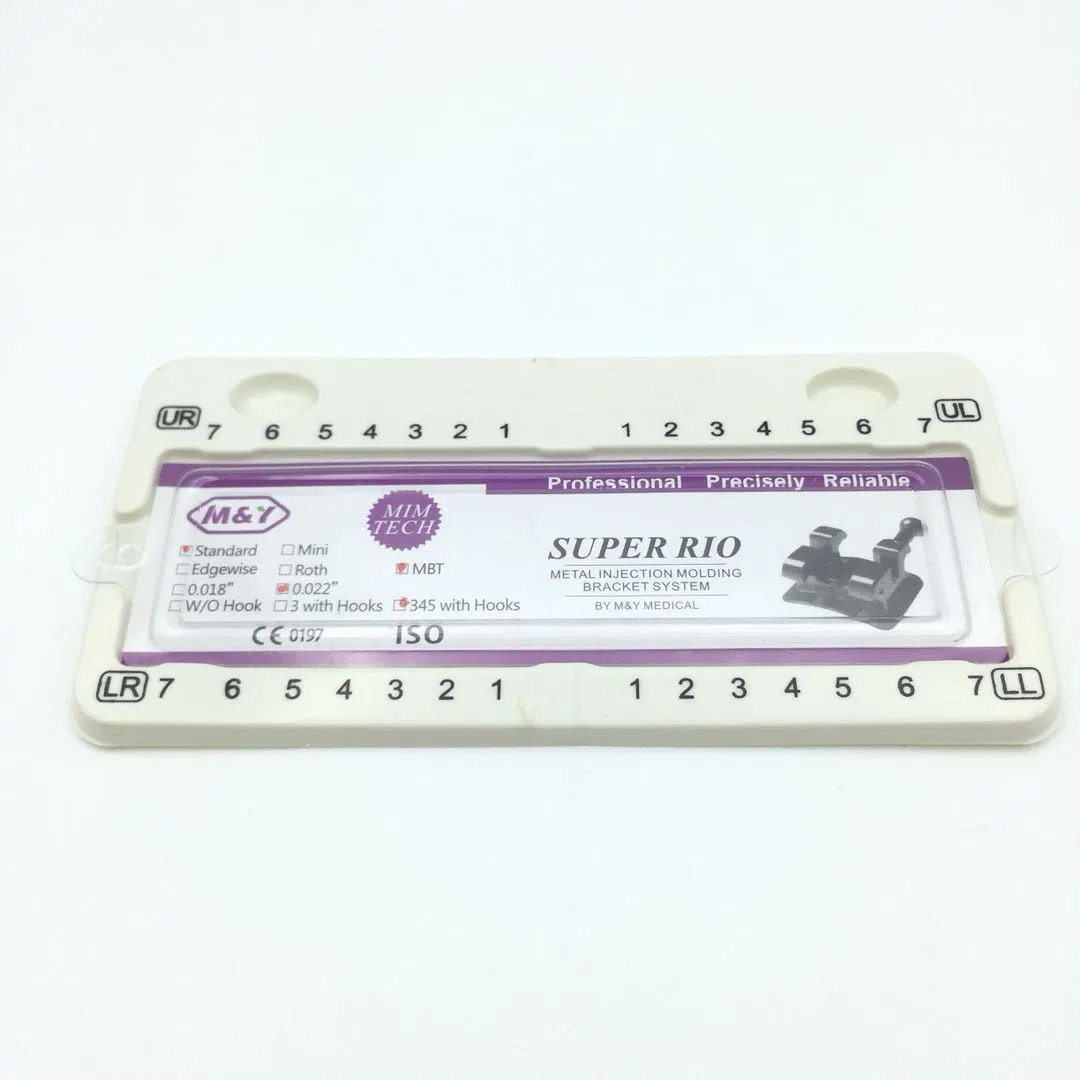 Dental Metal Brackets Roth Mbt Ortho Braces Orthodontic Materials