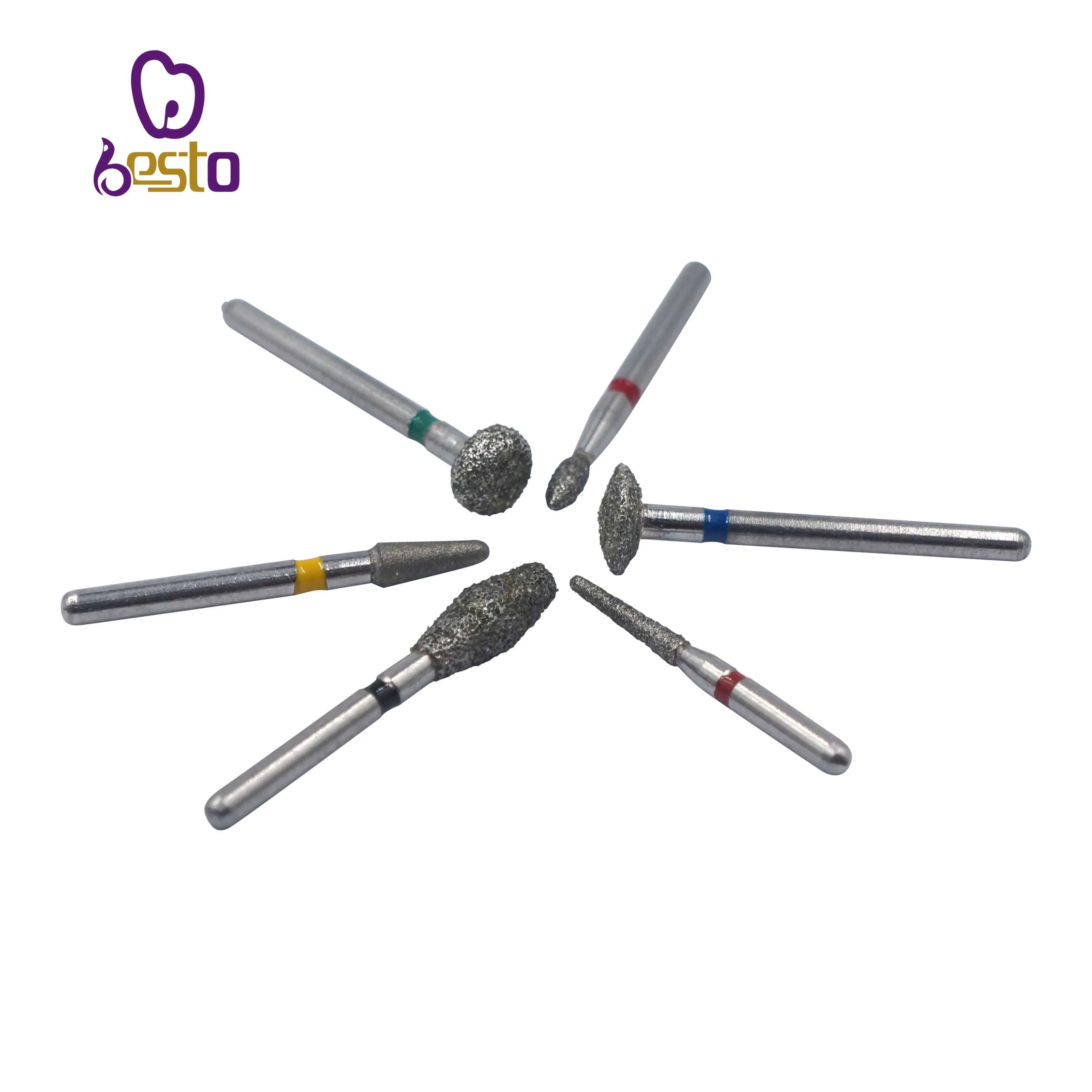 Dental Burs High Speed Diamond Kit Diamond Bur Fg Handpiece Turbine Set Dental Burs