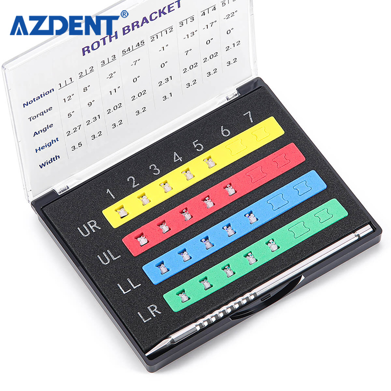 Azdent Dental SL Clear Roth 022 Teeth Brace Self-Ligating Orthodontic Ceramic Brackets