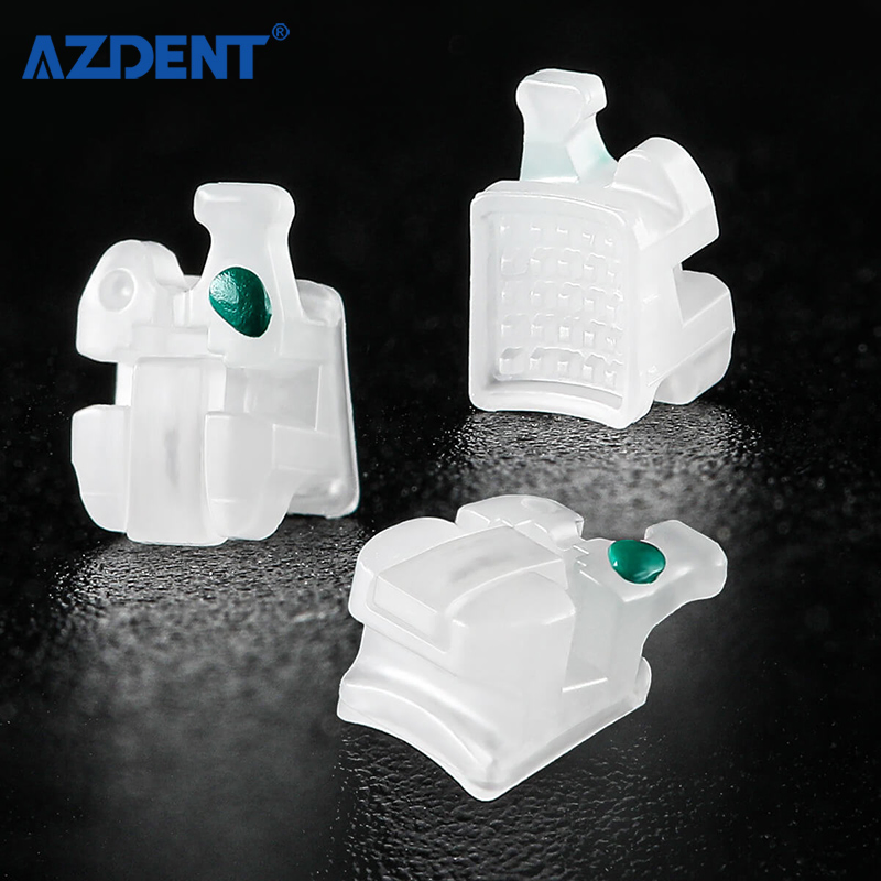 Azdent Dental SL Clear Roth 022 Teeth Brace Self-Ligating Orthodontic Ceramic Brackets